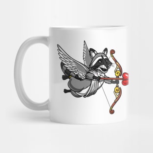 Cute Raccoon Cupid Mug